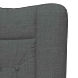 Fauteuil relaxant Gris foncé 63 x 67 x 94 cm tissu