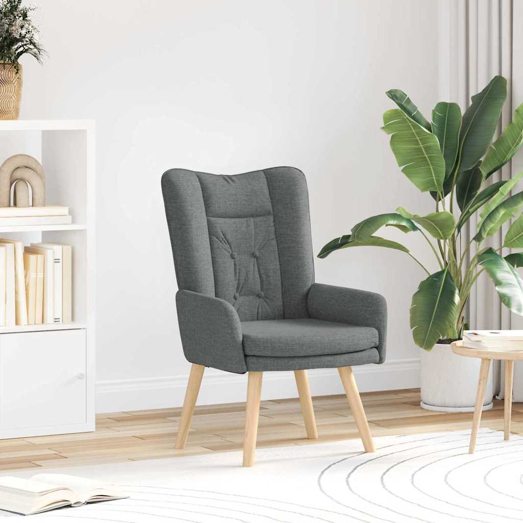 Fauteuil relaxant Gris foncé 63 x 67 x 94 cm tissu