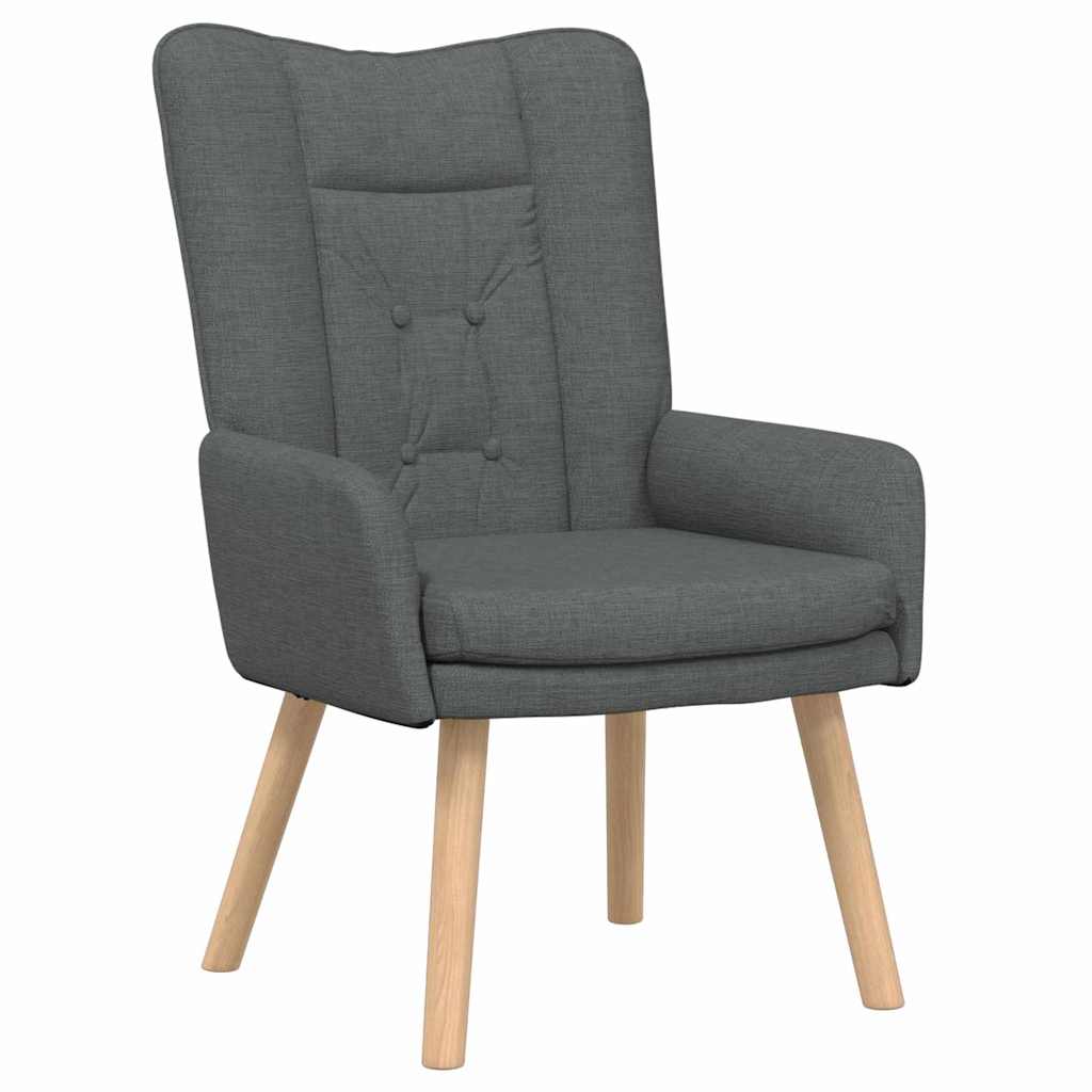 Fauteuil relaxant Gris foncé 63 x 67 x 94 cm tissu