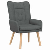 Fauteuil relaxant Gris foncé 63 x 67 x 94 cm tissu