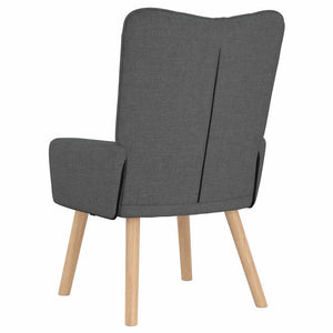 Fauteuil relaxant Gris foncé 63 x 67 x 94 cm tissu