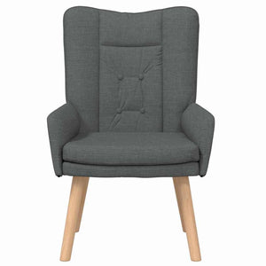 Fauteuil relaxant Gris foncé 63 x 67 x 94 cm tissu