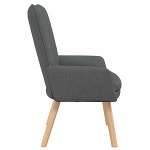 Fauteuil relaxant Gris foncé 63 x 67 x 94 cm tissu