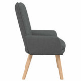 Fauteuil relaxant Gris foncé 63 x 67 x 94 cm tissu