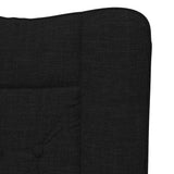 Fauteuil relaxant Noir 63 x 67 x 94 cm tissu