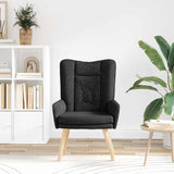 Fauteuil relaxant Noir 63 x 67 x 94 cm tissu