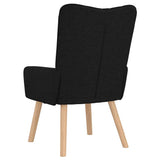 Fauteuil relaxant Noir 63 x 67 x 94 cm tissu