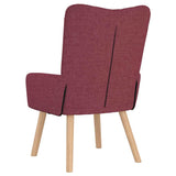 Fauteuil relaxant Rouge bordeaux 63 x 67 x 94 cm tissu