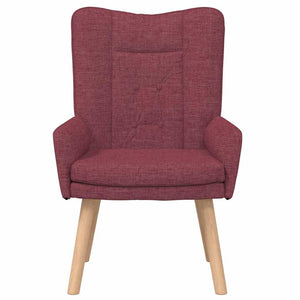 Fauteuil relaxant Rouge bordeaux 63 x 67 x 94 cm tissu