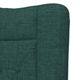 Fauteuil relaxant Vert foncé 63 x 67 x 94 cm tissu