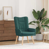 Fauteuil relaxant Vert foncé 63 x 67 x 94 cm tissu