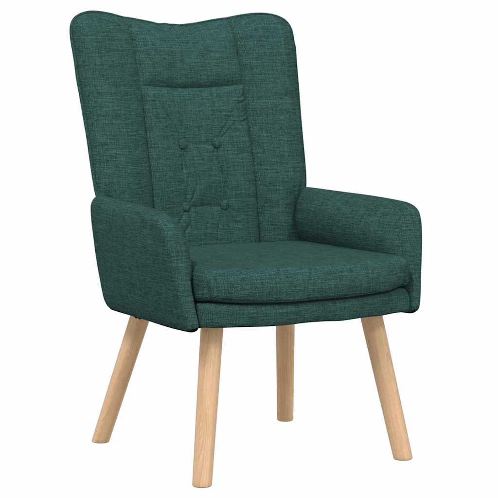Fauteuil relaxant Vert foncé 63 x 67 x 94 cm tissu