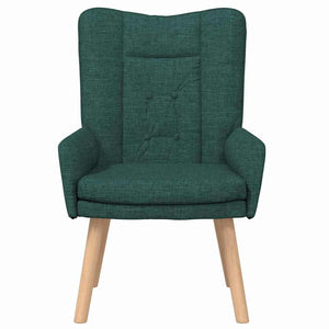 Fauteuil relaxant Vert foncé 63 x 67 x 94 cm tissu