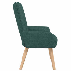 Fauteuil relaxant Vert foncé 63 x 67 x 94 cm tissu