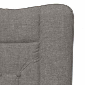 Fauteuil relaxant Taupe 63 x 67 x 94 cm tissu