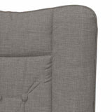 Fauteuil relaxant Taupe 63 x 67 x 94 cm tissu