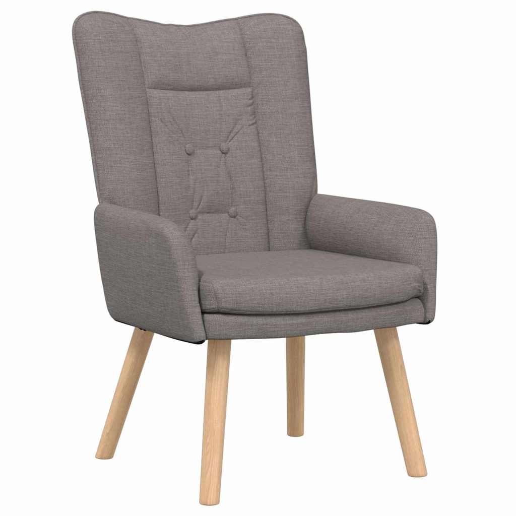 Fauteuil relaxant Taupe 63 x 67 x 94 cm tissu
