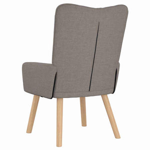 Fauteuil relaxant Taupe 63 x 67 x 94 cm tissu