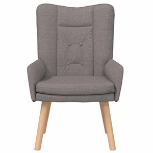 Fauteuil relaxant Taupe 63 x 67 x 94 cm tissu