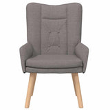 Fauteuil relaxant Taupe 63 x 67 x 94 cm tissu