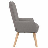 Fauteuil relaxant Taupe 63 x 67 x 94 cm tissu