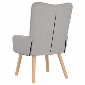 Fauteuil relaxant Gris nuage 63 x 67 x 94 cm tissu