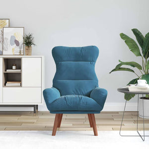 Fauteuil relaxant Bleu 69 x 74 x 93 cm Velours
