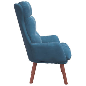 Fauteuil relaxant Bleu 69 x 74 x 93 cm Velours