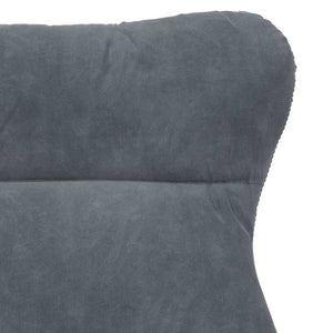 Fauteuil relaxant Gris foncé 69 x 74 x 93 cm Velours