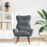Fauteuil relaxant Gris foncé 69 x 74 x 93 cm Velours