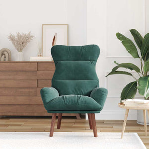 Fauteuil relaxant Vert foncé 69 x 74 x 93 cm Velours