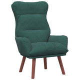 Fauteuil relaxant Vert foncé 69 x 74 x 93 cm Velours