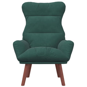Fauteuil relaxant Vert foncé 69 x 74 x 93 cm Velours