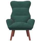 Fauteuil relaxant Vert foncé 69 x 74 x 93 cm Velours