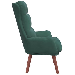 Fauteuil relaxant Vert foncé 69 x 74 x 93 cm Velours