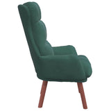 Fauteuil relaxant Vert foncé 69 x 74 x 93 cm Velours