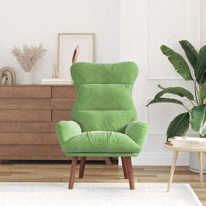 Fauteuil relaxant Vert clair 69 x 74 x 93 cm Velours