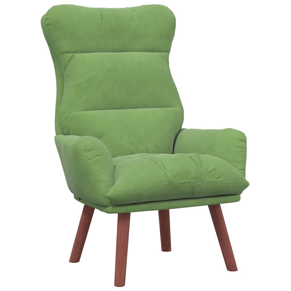 Fauteuil relaxant Vert clair 69 x 74 x 93 cm Velours