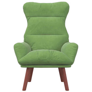 Fauteuil relaxant Vert clair 69 x 74 x 93 cm Velours