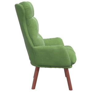 Fauteuil relaxant Vert clair 69 x 74 x 93 cm Velours