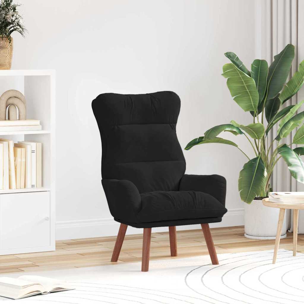 Fauteuil relaxant Noir 69 x 74 x 93 cm Velours