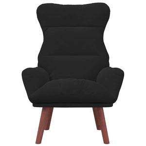 Fauteuil relaxant Noir 69 x 74 x 93 cm Velours