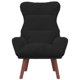 Fauteuil relaxant Noir 69 x 74 x 93 cm Velours