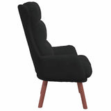 Fauteuil relaxant Noir 69 x 74 x 93 cm Velours