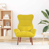 Fauteuil relaxant Jaune 69 x 74 x 93 cm Velours