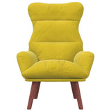 Fauteuil relaxant Jaune 69 x 74 x 93 cm Velours