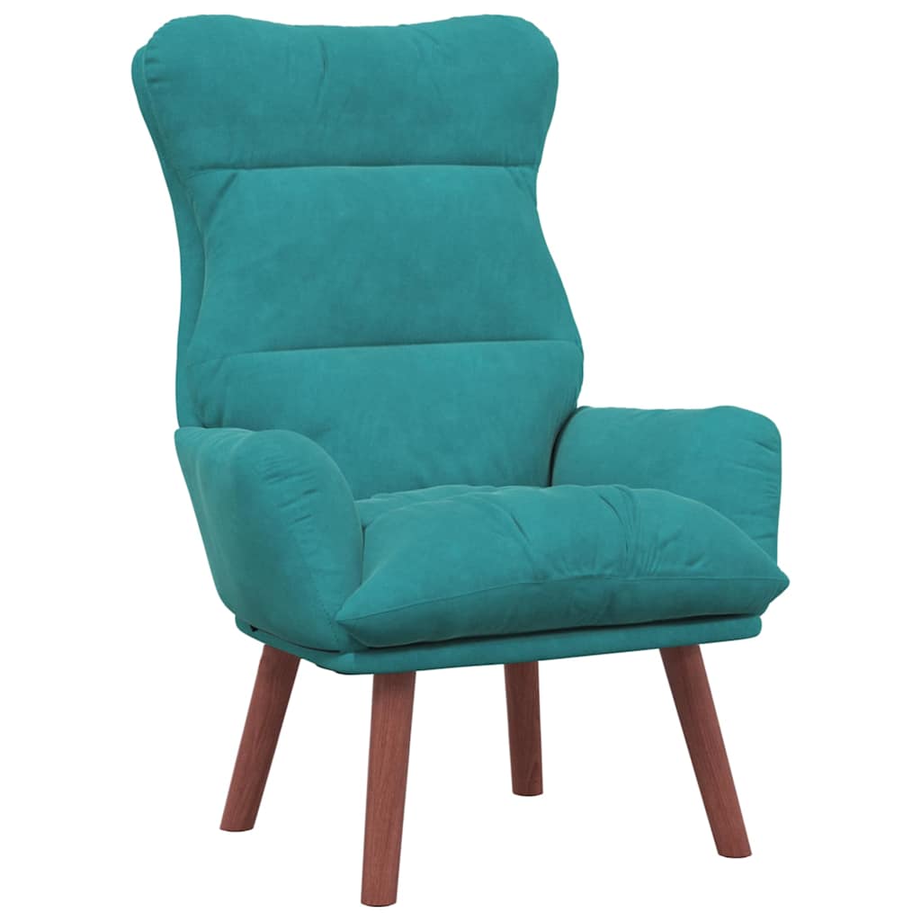 Fauteuil relaxant Turquoise 69 x 74 x 93 cm Velours