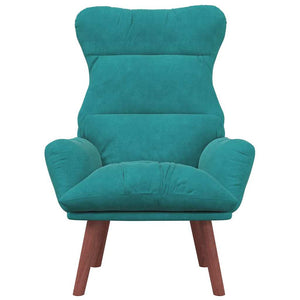 Fauteuil relaxant Turquoise 69 x 74 x 93 cm Velours