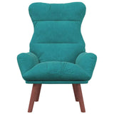 Fauteuil relaxant Turquoise 69 x 74 x 93 cm Velours