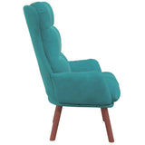 Fauteuil relaxant Turquoise 69 x 74 x 93 cm Velours